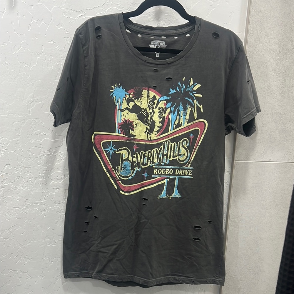Distressed country graphic Tee Brand New